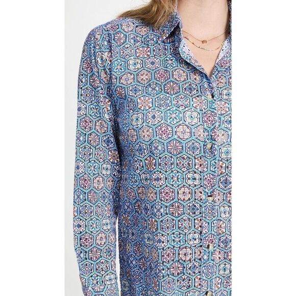 Solid & Striped The Eyelet Oxford Maxi Dress Size XL Swim Cover Up $250.00 - Picture 4 of 11